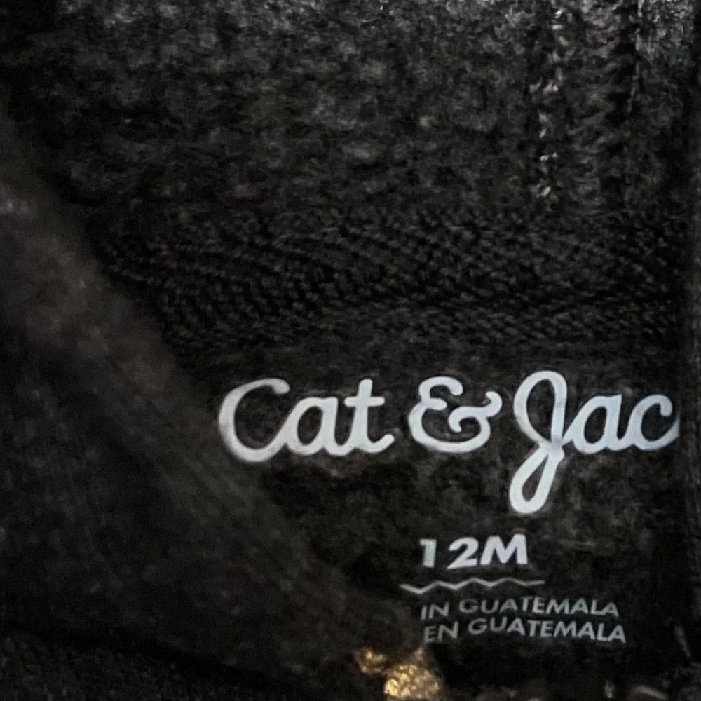 3/$28 | Cat & Jack Golden Unicorn Zip Front Hoodie - 12M - Picture 4 of 4